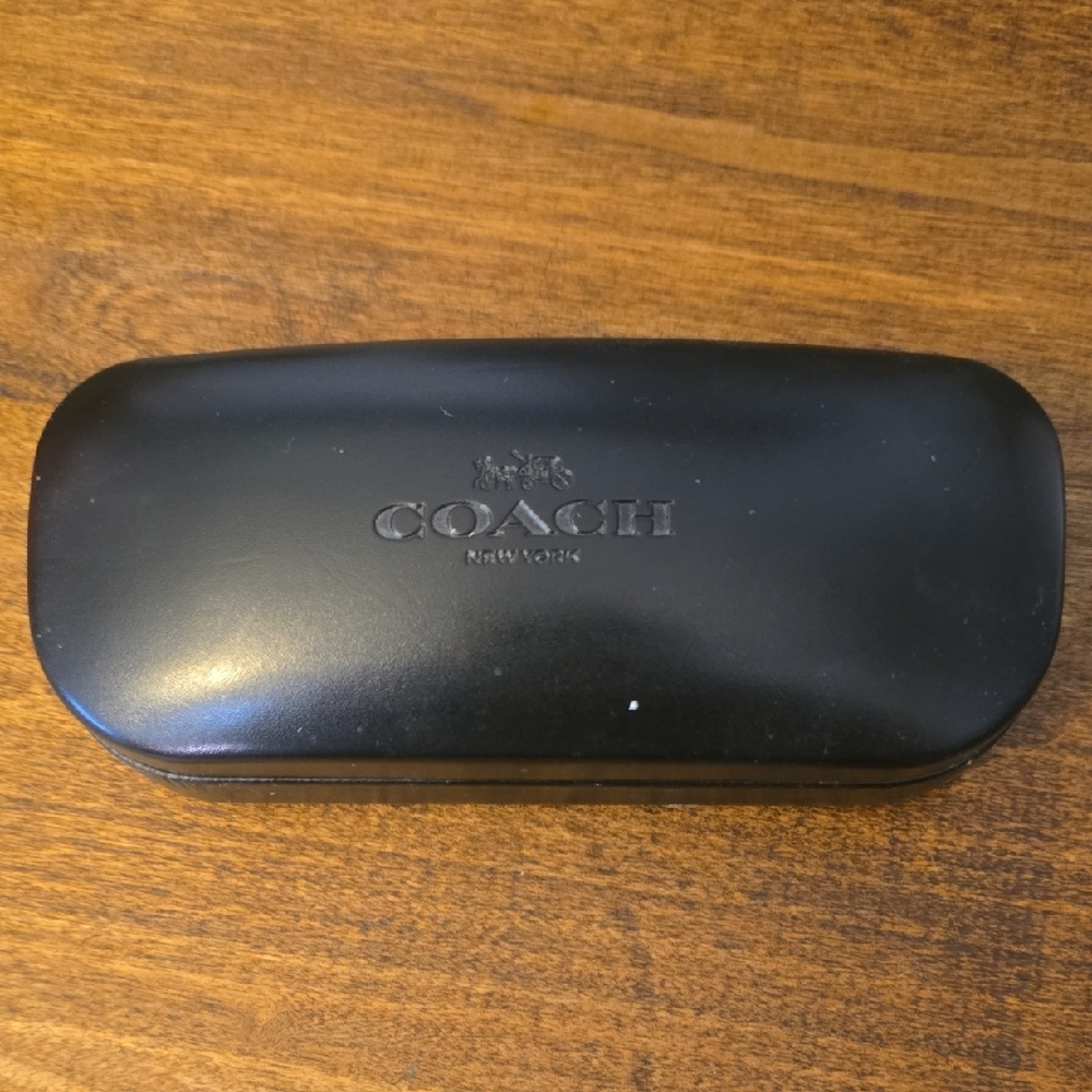 Coach Classic Black Eyeglass Case